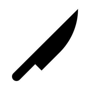 web, mobil ve infographics, vektör çizim için bıçak satırı simgesi