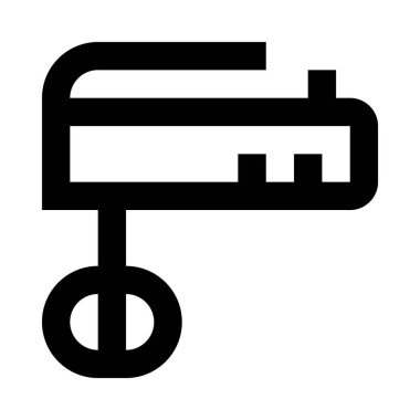 web, mobil ve infographics, vektör çizim için mikser satırı simgesi