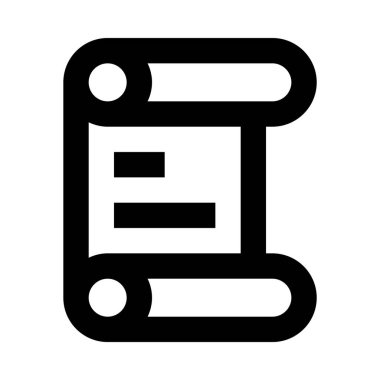 Web simge vektör çizim rulo