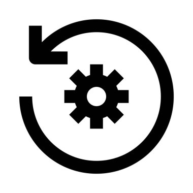 Ayarları vektör simgesi