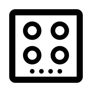 Soba satırı simgesi Web, mobil ve infographics, vektör çizim