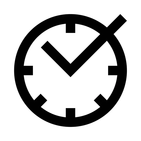 Reloj despertador icono web — Vector de stock