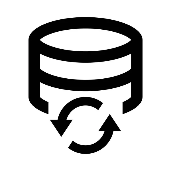 Icono de almacenamiento de datos — Vector de stock