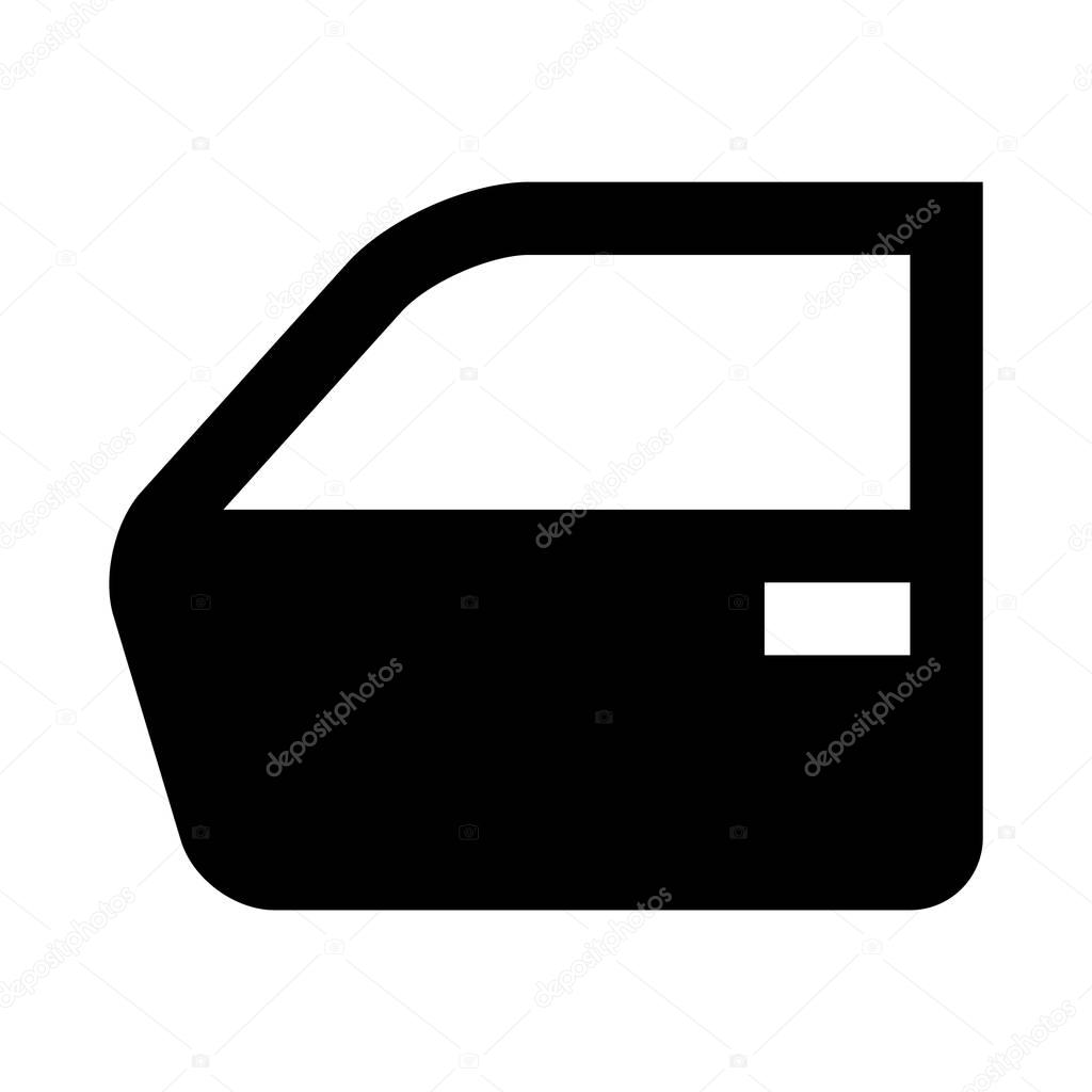  Car, door web icon, vector illustration