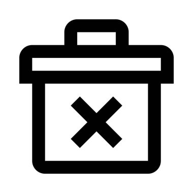 Çöp kutusu simge tasarlamak