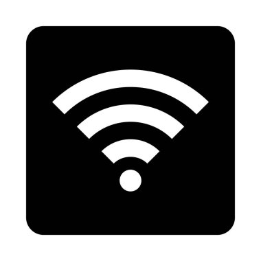  İnternet ve telefon simgesi. Web ve mobil UI düz kablosuz simgesi. Kablosuz doodle vektör çizim Infographic için