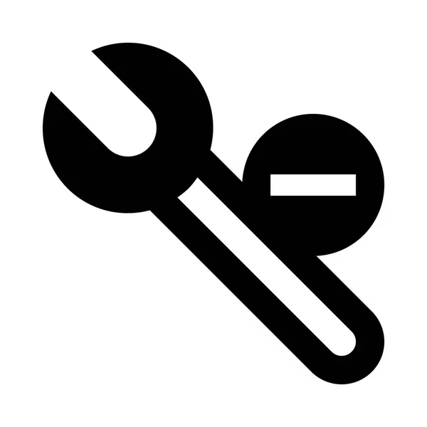 Ícone Wrench Web — Vetor de Stock