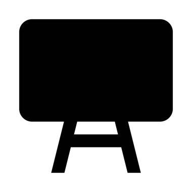 Blackboard minimalist tek renkli simge