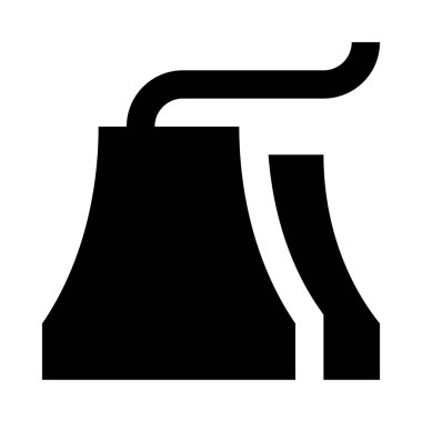 Boru minimalist tek renkli simge