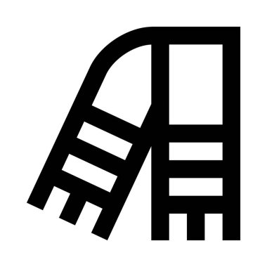 Eşarp minimalist tek renkli simge