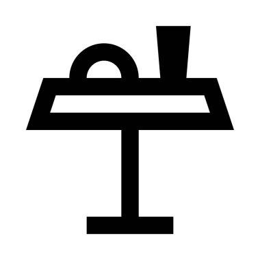 Tablo minimalist tek renkli simge