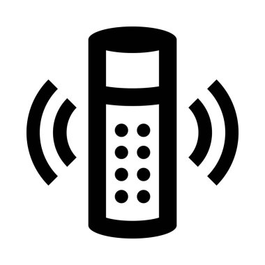 Ses terminal minimalist tek renkli simge