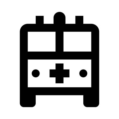 Ambulans işareti illüstrasyon vektör 