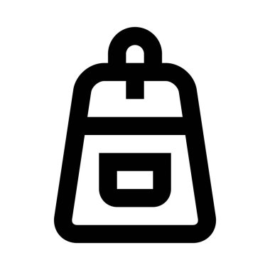 çanta işareti vektör çizim 