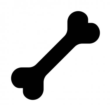 kemik işareti vektör çizim 