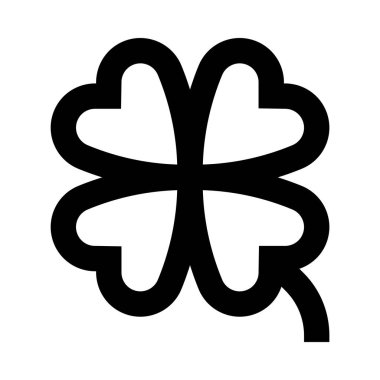 Yonca simgesi vektör illüstrasyonu 