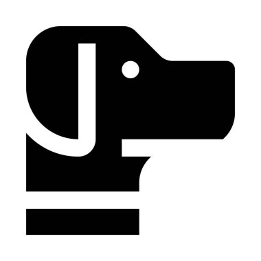 köpek simgesi vektör illüstrasyonu 