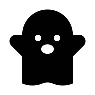 hayalet simgesi vektör illüstrasyonu 