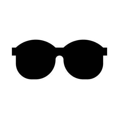 gözlük simgesi vektör illüstrasyonu 