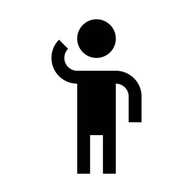 man simgesi vektör illüstrasyonu 