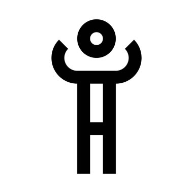 man simgesi vektör illüstrasyonu 