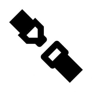 Emniyet kemeri vektör çizim 