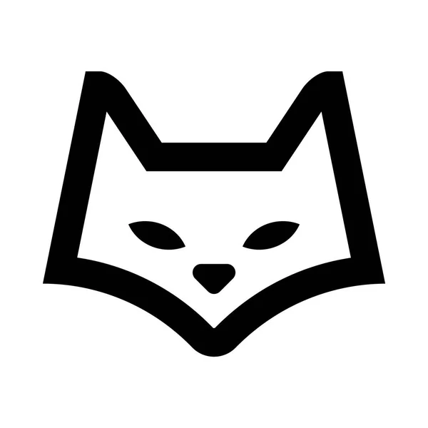 Fuchs Symbol Vektor Illustration — Stockvektor