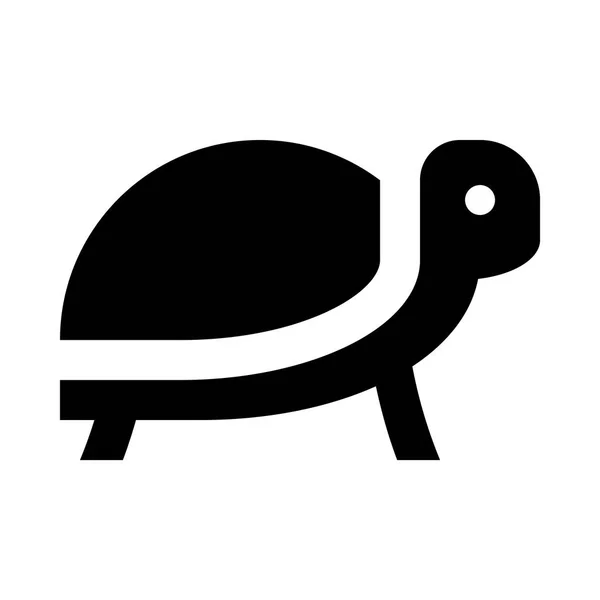 Schildpad Pictogram Vectorillustratie — Stockvector