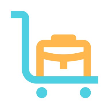 Bavul. düz tasarım biçimi 