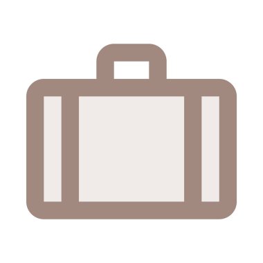  Çanta ikonu. düz tasarım biçimi