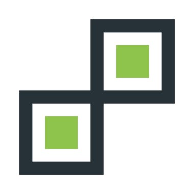 Özet, şekil, kare simgesi, düz tasarım biçimi.