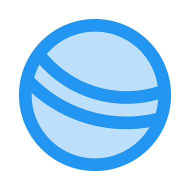 Top simgesi, düz tasarım biçimi.