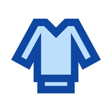 Bluz, moda ikonu, düz tasarım tarzı.