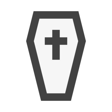 Tabut simgesi, düz tasarım biçimi.