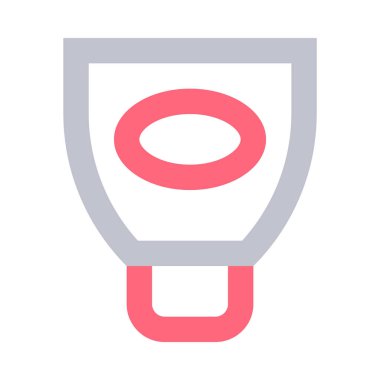 Kozmetik, tüp simgesi, düz tasarım biçimi.