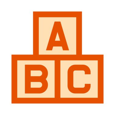 Küpler, blok simgesi, düz tasarım biçimi.