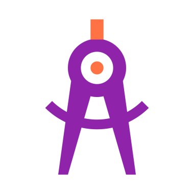 Bölme simgesi, düz tasarım biçimi.