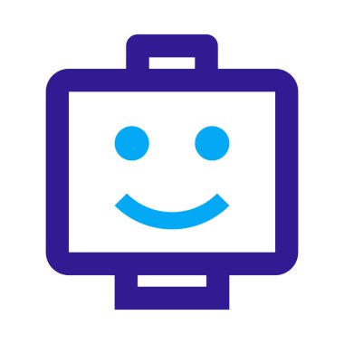 Baş, inşaatçı, lego ikonu, düz tasarım tarzı. vektör illüstrasyonu