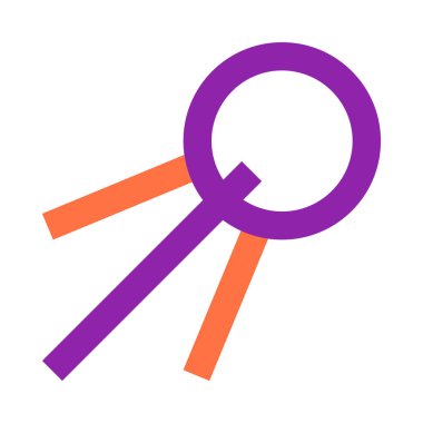 Uydu simgesi, düz tasarım tarzı. vektör illüstrasyonu