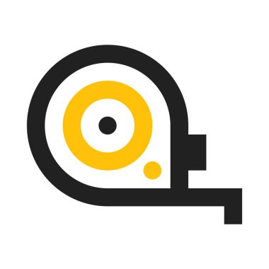 Ölçek simgesi, düz tasarım biçimi, vektör illüstrasyonu