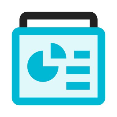 Düz tasarım tarzında dosya simgesi, basitçe vektör illüstrasyonu 