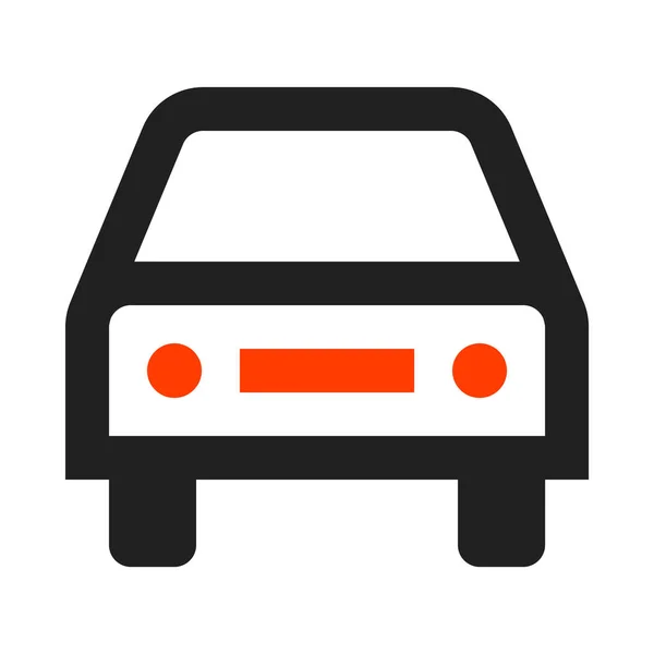 Icono Del Coche Estilo Diseño Plano Simplemente Vector Ilustración — Vector de stock