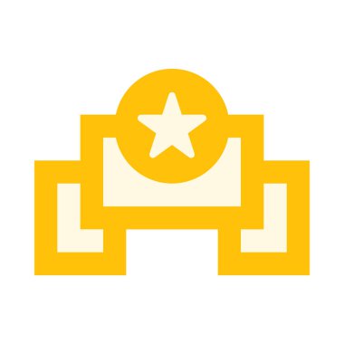 Ödülü web simgesi, vektör çizim