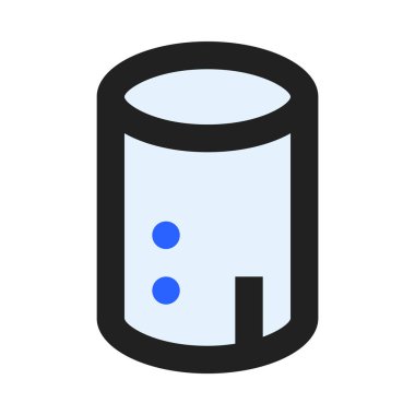 Basit ses terminali simgesi, vektör illüstrasyonu