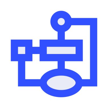 Basit diyagram simgesi, vektör illüstrasyonu