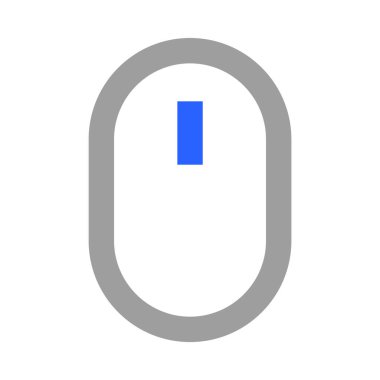 Basit bilgisayar fare simgesi, vektör illüstrasyonu