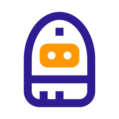 Basit Robot simgesi, vektör illüstrasyonu