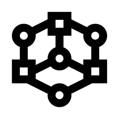 Soyut çember, basitçe vektör çizimi 