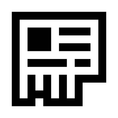 Reklam, reklam, reklam, reklam, basitçe vektör illüstrasyonu 