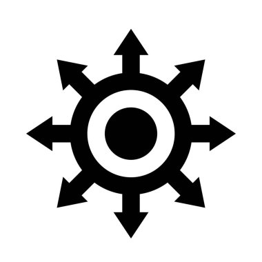 Dağıtım simgesi, basit vektör illüstrasyonu 